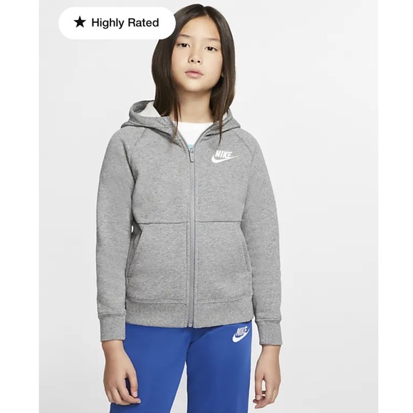 Nike Girl’s Full-Zip Hoodie - Picture 3 of 11